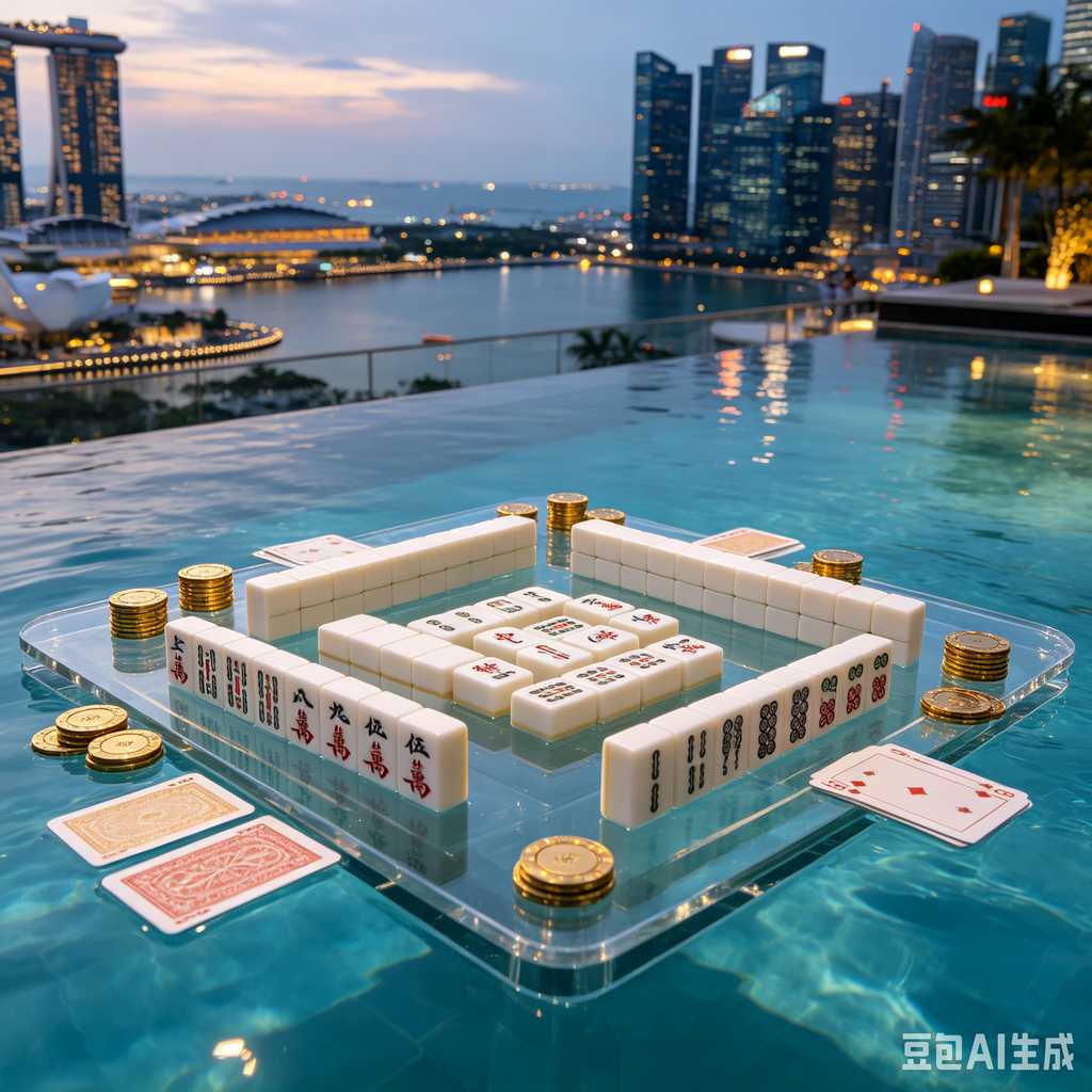 transparent acrylic mahjong set
