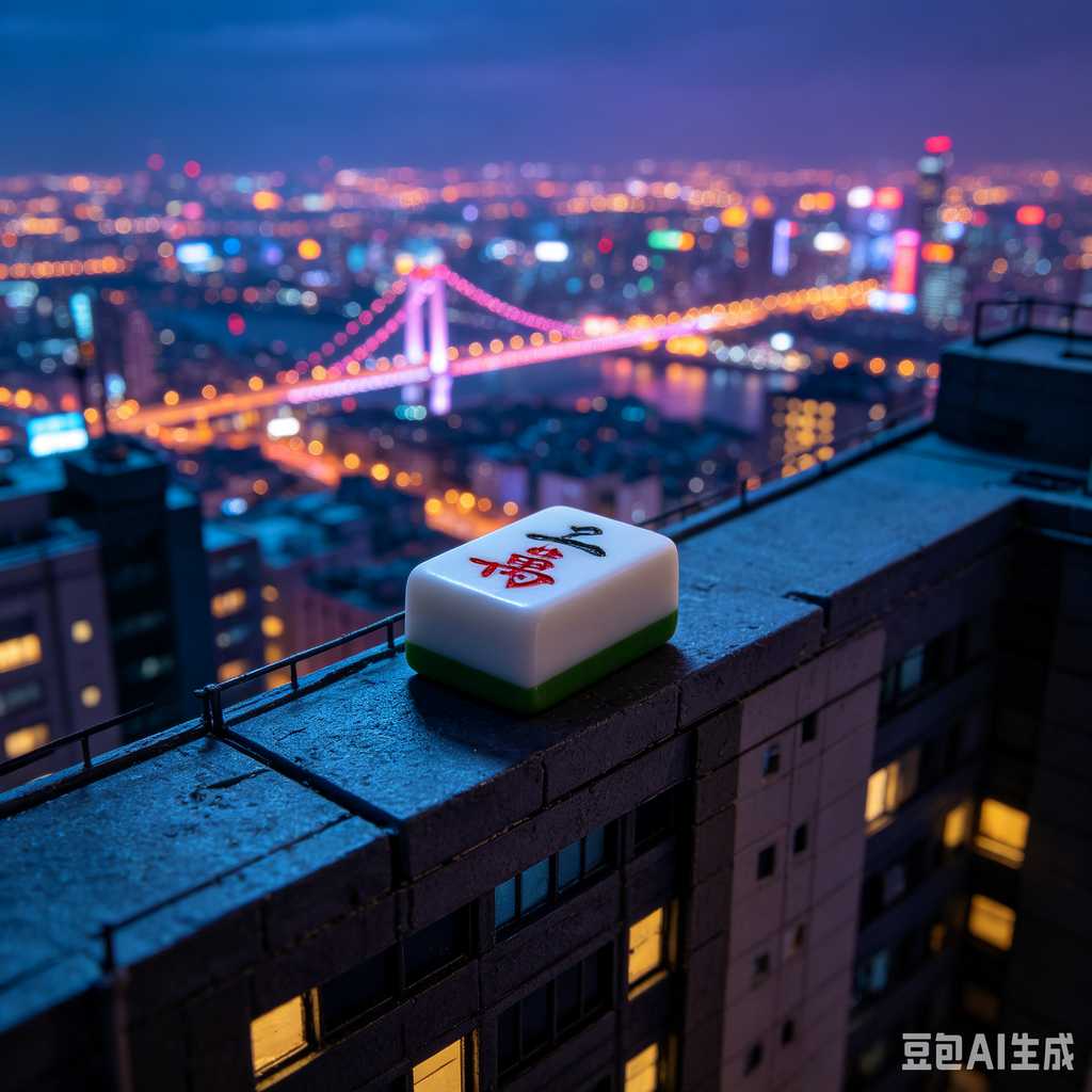 vivid color print mahjong set