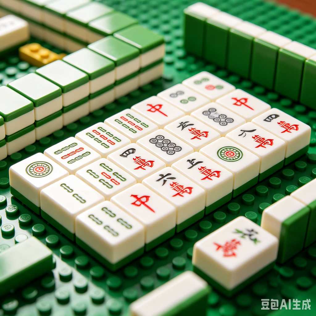 luxury carving mahjong tiles